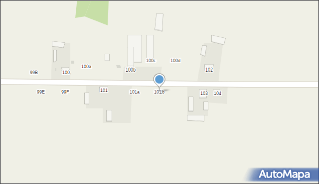 Ruda, Ruda, 101b, mapa Ruda