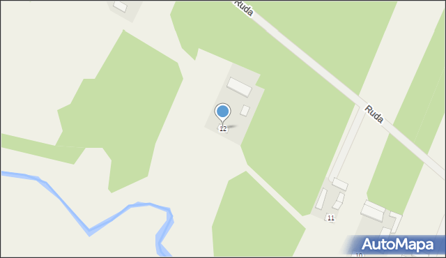 Ruda, Ruda, 12, mapa Ruda
