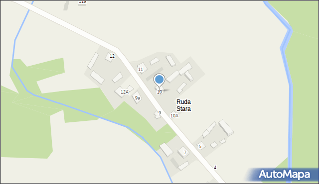 Ruda, Ruda, 10, mapa Ruda