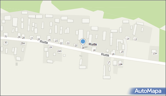 Ruda, Ruda, 19, mapa Ruda