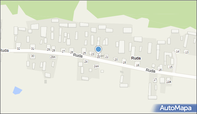 Ruda, Ruda, 22, mapa Ruda