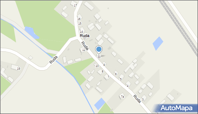 Ruda, Ruda, 11, mapa Ruda