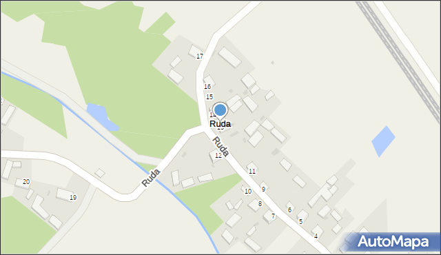 Ruda, Ruda, 13, mapa Ruda