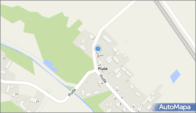 Ruda, Ruda, 15, mapa Ruda