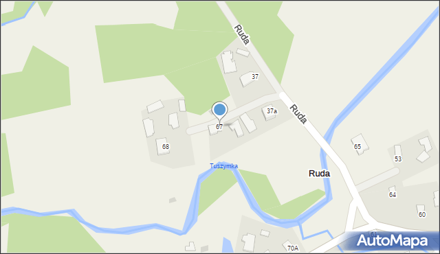 Ruda, Ruda, 67, mapa Ruda