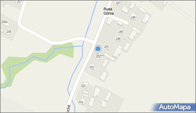 Ruda, Ruda, 201, mapa Ruda