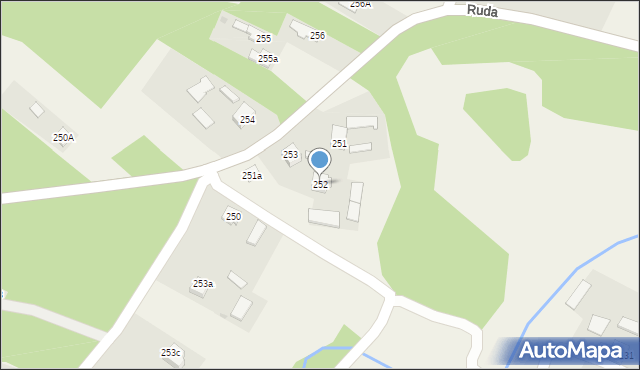 Ruda, Ruda, 252, mapa Ruda