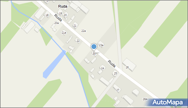 Ruda, Ruda, 23, mapa Ruda