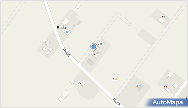 Ruda, Ruda, 34, mapa Ruda