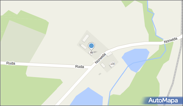 Ruda, Ruda, 55, mapa Ruda