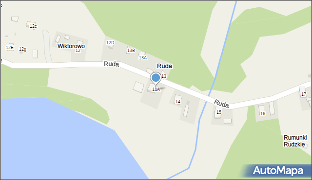 Ruda, Ruda, 14A, mapa Ruda