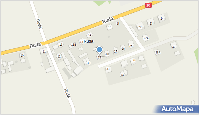 Ruda, Ruda, 29, mapa Ruda