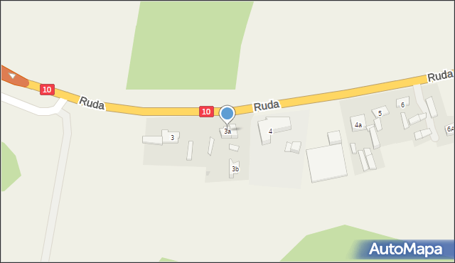 Ruda, Ruda, 3a, mapa Ruda