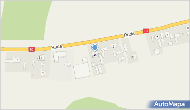 Ruda, Ruda, 4a, mapa Ruda