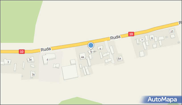 Ruda, Ruda, 5, mapa Ruda