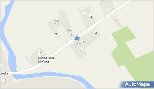 Ruda, Ruda, 12, mapa Ruda