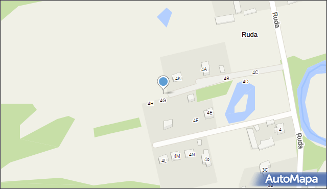 Ruda, Ruda, 4I, mapa Ruda