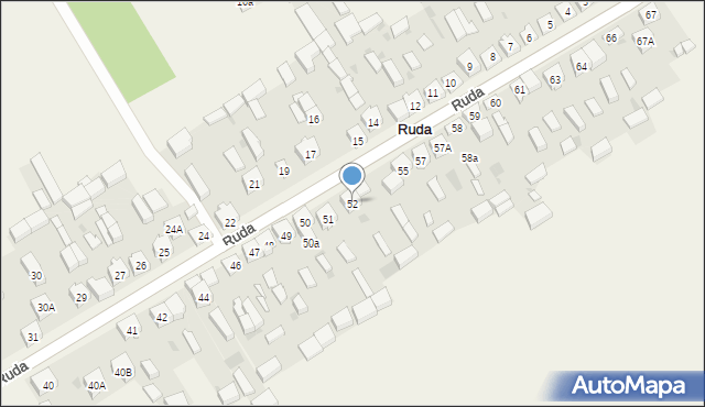 Ruda, Ruda, 52, mapa Ruda