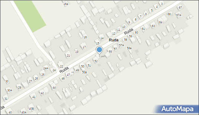 Ruda, Ruda, 53, mapa Ruda