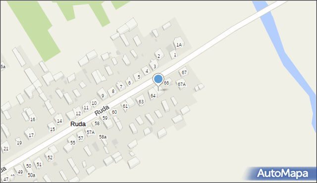 Ruda, Ruda, 65, mapa Ruda