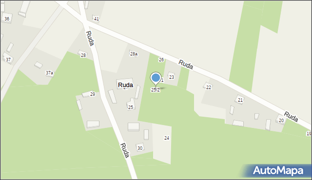 Ruda, Ruda, 25/2, mapa Ruda