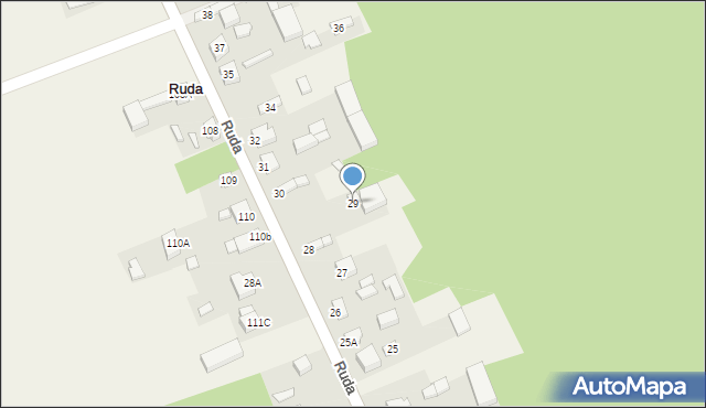 Ruda, Ruda, 29, mapa Ruda