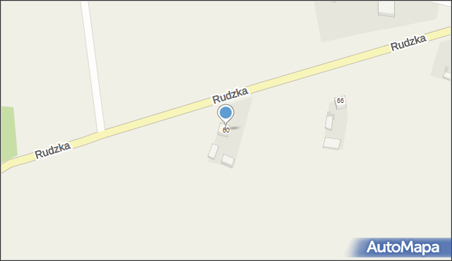 Ruda, Rudzka, 60, mapa Ruda