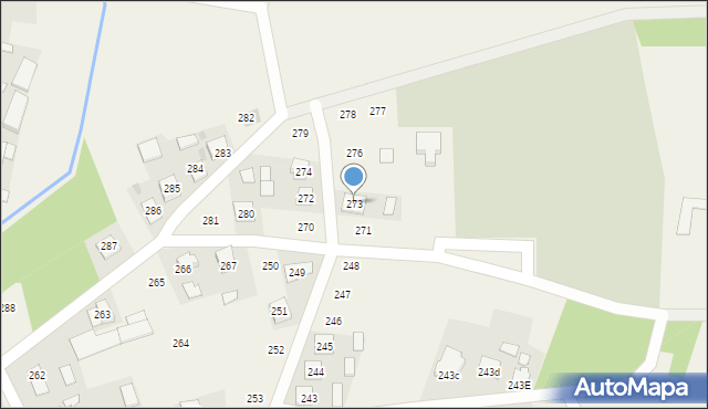 Ruda Łańcucka, Ruda Łańcucka, 273, mapa Ruda Łańcucka