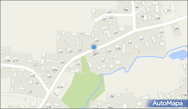 Ruda Różaniecka, Ruda Różaniecka, 119, mapa Ruda Różaniecka