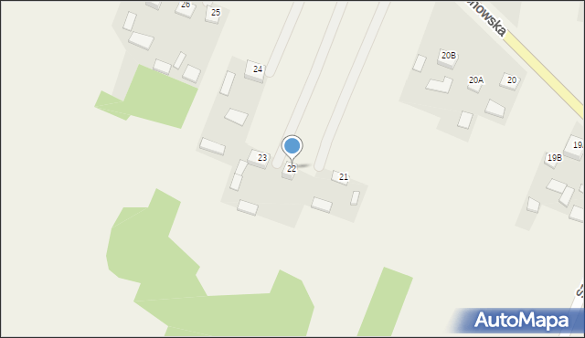 Ruda Strawczyńska, Ruda Strawczyńska, 22, mapa Ruda Strawczyńska