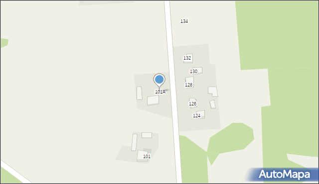 Ruda Zajączkowska, Ruda Zajączkowska, 101A, mapa Ruda Zajączkowska
