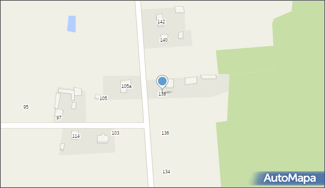Ruda Zajączkowska, Ruda Zajączkowska, 138, mapa Ruda Zajączkowska