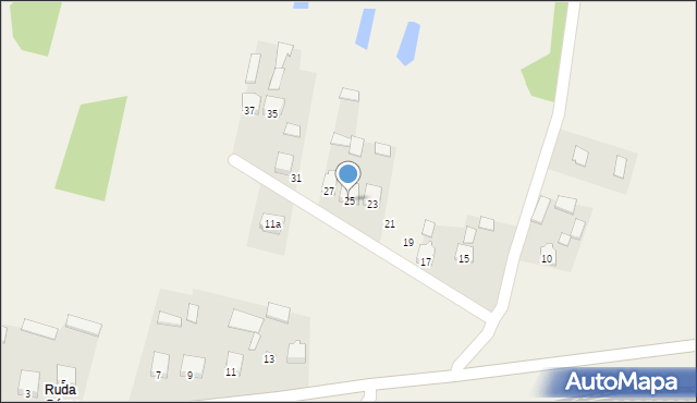 Ruda Zajączkowska, Ruda Zajączkowska, 25, mapa Ruda Zajączkowska