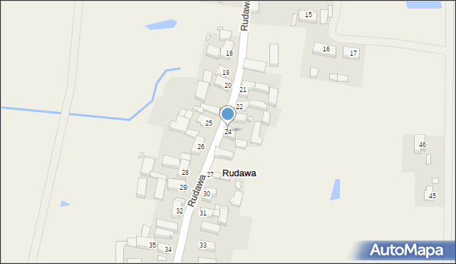 Rudawa, Rudawa, 24, mapa Rudawa