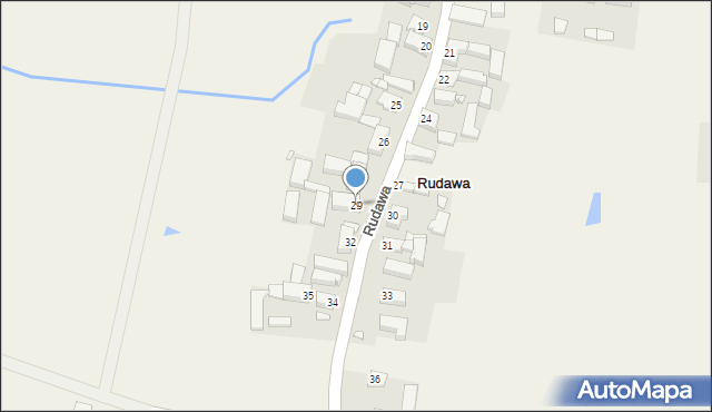 Rudawa, Rudawa, 29, mapa Rudawa