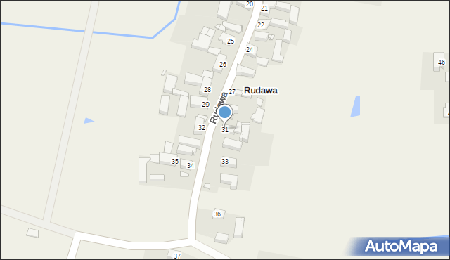 Rudawa, Rudawa, 31, mapa Rudawa