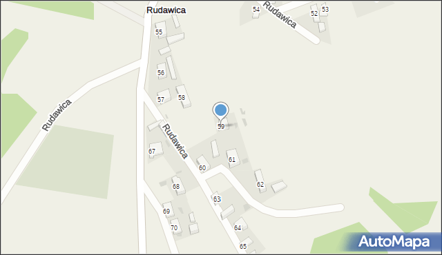 Rudawica, Rudawica, 59, mapa Rudawica