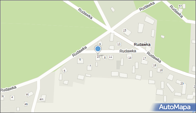 Rudawka, Rudawka, 10, mapa Rudawka