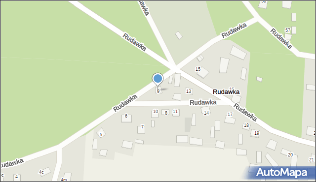 Rudawka, Rudawka, 9, mapa Rudawka