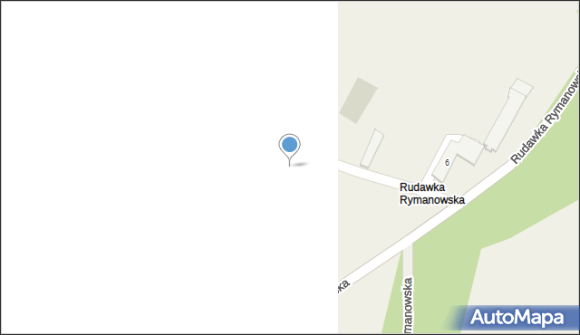 Rudawka Rymanowska, Rudawka Rymanowska, 11, mapa Rudawka Rymanowska