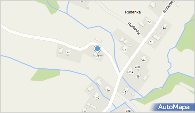 Rudenka, Rudenka, 44, mapa Rudenka