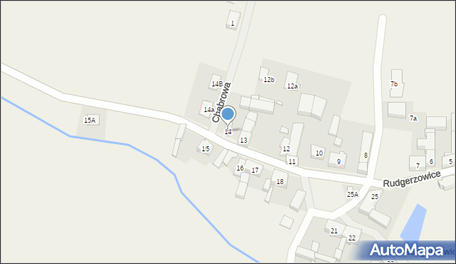 Rudgerzowice, Rudgerzowice, 14, mapa Rudgerzowice