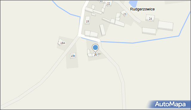 Rudgerzowice, Rudgerzowice, 20, mapa Rudgerzowice