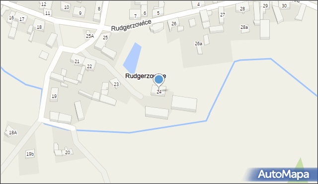 Rudgerzowice, Rudgerzowice, 24, mapa Rudgerzowice