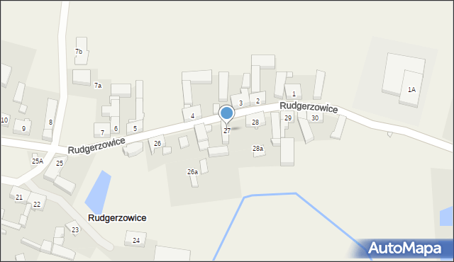 Rudgerzowice, Rudgerzowice, 27, mapa Rudgerzowice