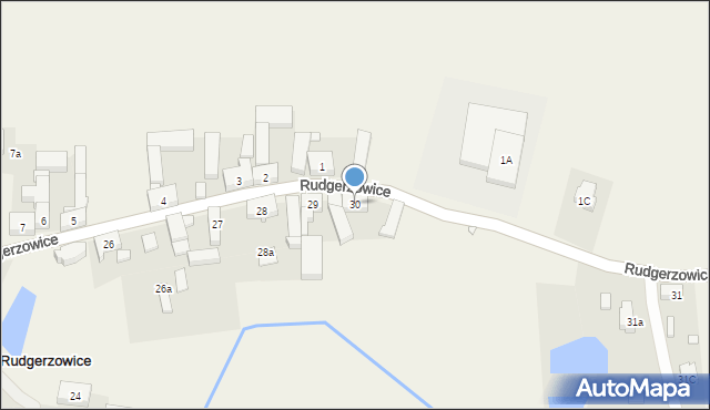 Rudgerzowice, Rudgerzowice, 30, mapa Rudgerzowice