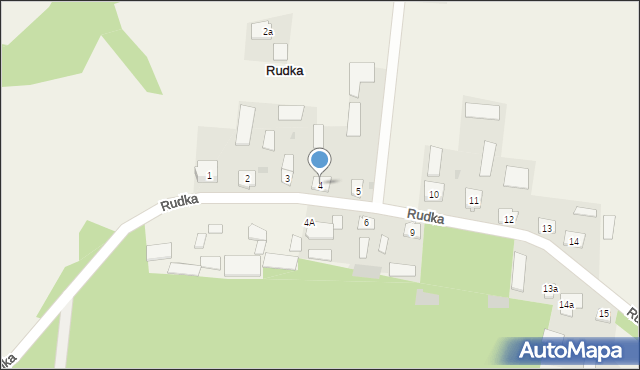 Rudka, Rudka, 4, mapa Rudka