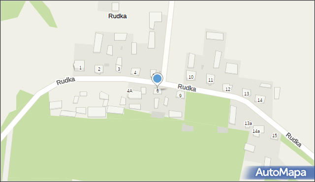 Rudka, Rudka, 6, mapa Rudka