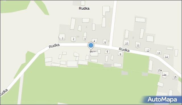 Rudka, Rudka, 8, mapa Rudka