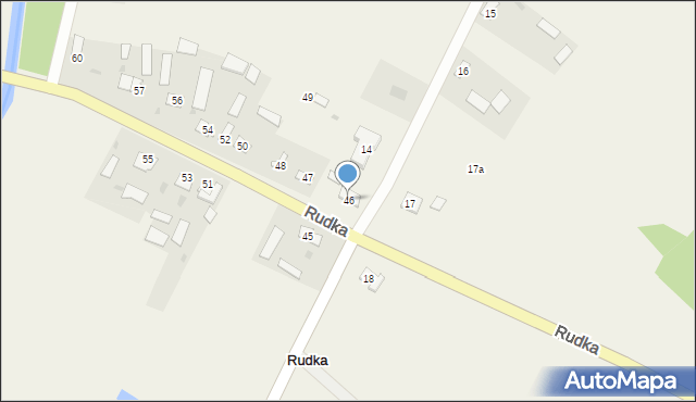 Rudka, Rudka, 46, mapa Rudka